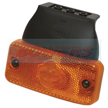 Genuine Vignal FPL93 Amber Side Marker Lamp/Light With Bracket